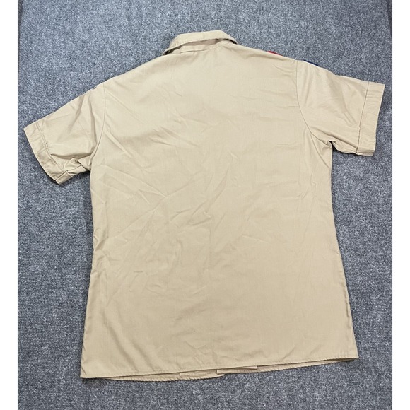 Boy Scouts Of America Leadership Shirt Mens Large USA 90s Patches BSA Vintage - Picture 2 of 12